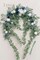 6.5 ft Backdrop Floral Garland – Artificial Sage Green & Navy Blue Eucalyptus and Rose Flowers for Wedding Arch, Ceremony, Reception, Arbor, Beach & Home Décor